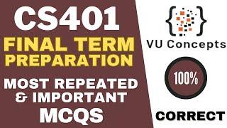 cs401 final term preparation | cs401 final term preparation 2024 | cs401 final term mcqs