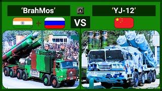 Comparative Analysis: India's BrahMos vs China's YJ-12 Supersonic Missiles