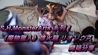 系列作的經典  S.H.MonsterArts 系列！《魔物獵人》雄火龍 リオレウス 開箱分享