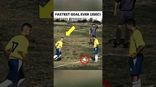 This Guy Made The Fastest Goal Of All Time 