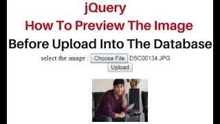 jQuery 3.3.1 image preview before upload asp net