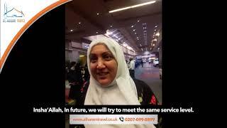 Alharam Travel Reviews by Tahira and others - Hajj Travel Agents London