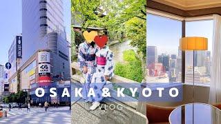 sub)Travel to Osaka with Mom | Eel Restaurant | Kimono | Japan Travel vlog