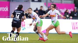 Harlequins score bizarre try off corner flag in Premiership Women's Rugby