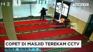 Keterlaluan! Rekaman Copet Beraksi di Masjid