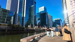 [4K] City of London | Wood Wharf | Canary Wharf | Limehouse | London Walk