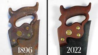 110 Year Old Hand Saw Restoration - Disston & Sons, Inc.