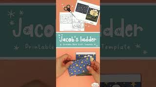 Jacobs ladder Bible craft  #biblecraft #diy #christiancrafts #animatedbible