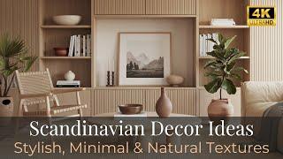 Scandinavian Home Decor | Warm Minimalism, Stylish Design & Natural Textures