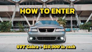 How To Enter SVT Cobra Raffle