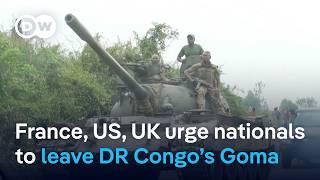 Thousands flee fighting in DR Congo as M23 rebels advance | DW News