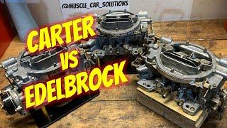 The Differences Between Edelbrock and Carter Carburetors