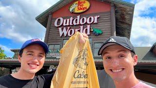 Exploring Bass Pro Shops (learning how to hunt, fish and be a man)