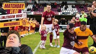 IT'S ALL ROSEY!! Gary Thom Testimonial! Linlithgow Rose 2-4 Motherwell VLOG!