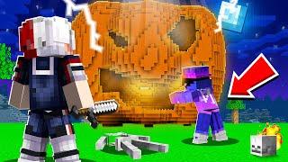 We Went INTO This Giant Horror Pumpkin In Minecraft...