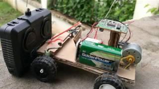 How to make a RC Car With Cardboard and Simple System Wireless Remote