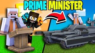 I Become PRIME MINISTER In Minecraft 