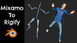 How To Use Mixamo Animations In Blender Rigify Rig