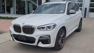 2018 BMW X3 M40i Walkaround with Premium Enhanced package and Individual Red interior