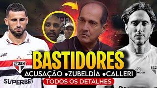 AGORA! CLIMA QUENTE E BASTIDORES DO SPFC | ZUBELDÍA; DORIVAL; CALLERI E+ NOTÍCIAS DO SÃO PAULO!
