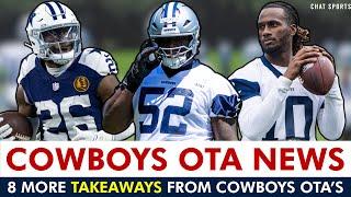8 MORE Dallas Cowboys OTAs Takeaways Ft. Joe Milton, Tyler Booker, Kaiir Elam & Juanyeh Thomas