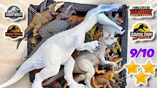 Rating Jurassic World Dinosaurs Toys in Box! White Baryonyx, Indominus Rex, Indoraptor, Scorpios Rex