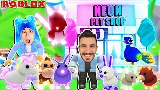 DER ERSTE OFFIZIELLE NEON PET SHOP IN ADOPT ME CITY! Claudios neue Geschäftsidee | Roblox Deutsch