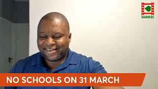 WATCH LIVE: Zimbabwe military announces no school on 31 March 2025