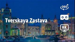 Tverskaya Zastava, Russia. Window to Europe (VR video 360 8K)