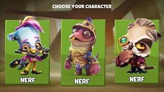 Which Character is Useless After Nerf  | Zooba