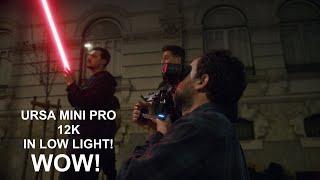 Ursa Mini Pro 12K in low light - So clean! BEHIND THE SCENES