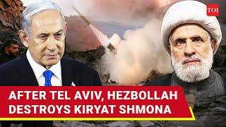 Hezbollah Shocks Israel: After Tel Aviv, Kiryat Shmona 'Burns' In Rocket Attack | Netanyahu Fumes