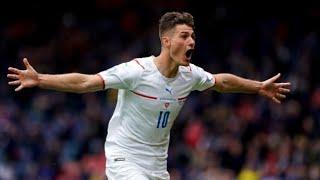 Patrik Schick STUNNING Goal from the Halfway Line vs Scotland  • UEFA EURO 2020