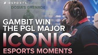 ICONIC Esports Moments: Dosia's Grenade | Gambit Win the PGL Major (CS:GO)