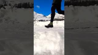 Can you run on a frozen lake? #adventure