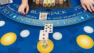 $300,000 ALL IN VS DEALER 10 IN HIGH STAKES BLACKJACK SESSION!