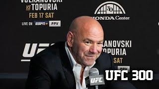 DANA WHITE ANNOUNCES UFC 300 MAIN EVENT (ALEX PEREIRA VS JAMAHAL HILL)