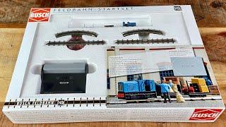 Busch Feldbahn Startset Transport 12013 H0f - Unboxing Test Review | Modelleisenbahn MoBa Modellbau