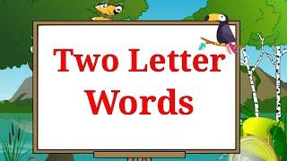 Two Letter Words | Learning Videos For Kids | English Words | A to Z Kids TV