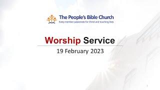 TPBC Worship Service (19 February 2023)