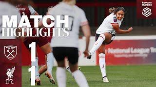 Olivia Smith First Goal For The Reds! West Ham 1-1 Liverpool Women | Highlights