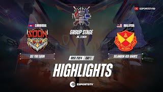See You Soon vs Selangor Red Giants HIGHLIGHTS MSC 2024 | SRG VS SYS ESPORTSTV