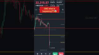 bitcoin crash omg #shorts #bitcoin #crypto #bitcoincrash #cryptocrash