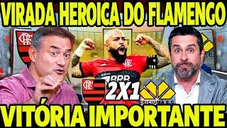 VIRADA HEROICA DO FLAMENGO! MENGÃO VIRA COM GOL DE GABIGOL! MIDIA ANALISA O FLAMENGO