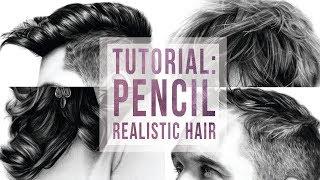 HOW I DRAW REALISTIC HAIR | Tutorial (with voice-over!) 