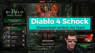 Diablo 4 Schock: Klassenlead verlässt das Team