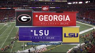 2019 SEC Championship Game | #2 LSU vs #4 Georgia