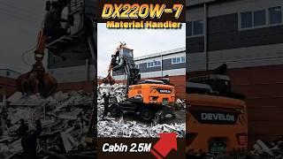 가제트 변신!‍️공팔휠! 더 높게 더 멀리 ! #excavator #develon #construction #material