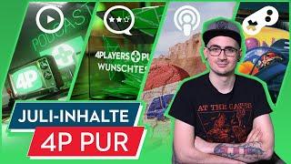 4Players PUR: Die exklusiven Inhalte im Juli - Talk, Podcast, Klassiker & mehr!