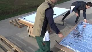 How to install the snow melting system on photovoltaic panels in 3 minutes. IT WORKS!